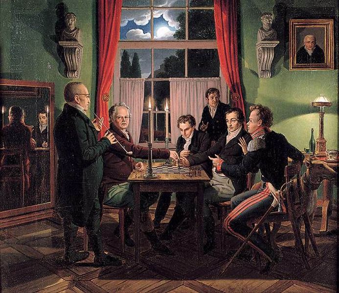 Johann Erdmann Hummel Chess Players